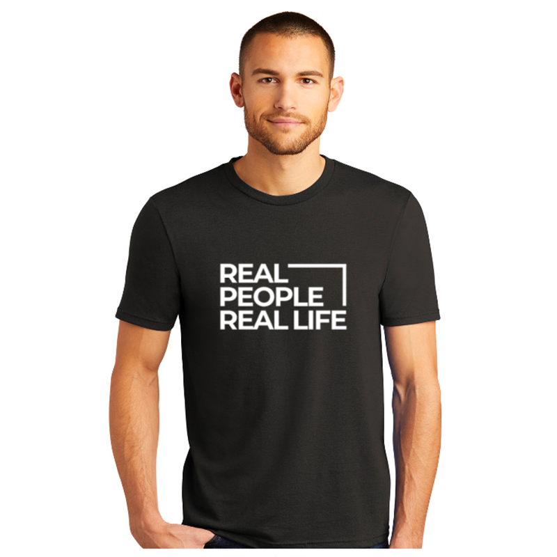 Tee - Real People Real Life (DM130)